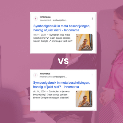 Symboolgebruik in meta beschrijving, handig of juist niet?